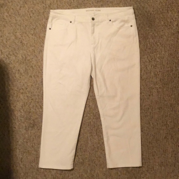 NWOT MICHAEL KORS CREAM JEANS - Picture 3 of 6